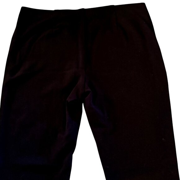 Eileen Fisher Washable Stretch Crepe Straight Leg Pants in Black -  Size 8 - Picture 11 of 11